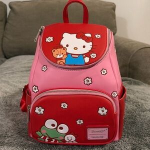 Sanrio Hello Kitty Red and Pink Backpack